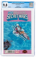 DEADPOOL'S SECRET SECRET WARS #2 AUGUST 2015 CGC 9.8 NM/MINT (BACHALO VARIANT COVER).