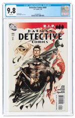 DETECTIVE COMICS #850 JANUARY 2009 CGC 9.8 NM/MINT.