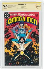 OMEGA MEN #3 JUNE 1983 CBCS 9.6 NM+ WITNESSED SIGNATURE (FIRST LOBO).