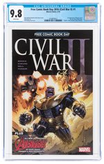 FREE COMIC BOOK DAY 2016 (CIVIL WAR II) #1 MAY 2016 CGC 9.8 NM/MINT (FIRST NEW WASP & DEATH OR WAR MACHINE).