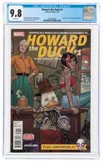 HOWARD THE DUCK VOL. 6 #1 JANUARY 2016 CGC 9.8 NM/MINT (FIRST GWENPOOL).