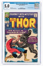 JOURNEY INTO MYSTERY #118 JULY 1965 CGC 5.0 VG/FINE (FIRST DESTROYER).