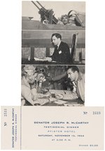 JOSEPH McCARTHY ANTI-COMMUNIST SENATOR PRESS PHOTOS AND EPHEMERA.