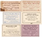 "AMERICAN LEAGUE AGAINST WAR AND FASCISM" EMPHEMERA AND TICKET COLLECTION.