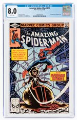 AMAZING SPIDER-MAN #210 NOVEMBER 1980 CGC 8.0 VF (FIRST MADAME WEB).