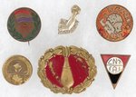 SPANISH CIVIL WAR COLLECTION OF SIX BADGES.