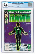 GREEN LANTERN: EMERALD DAWN #1 DECEMBER 1989 CGC 9.6 NM+.