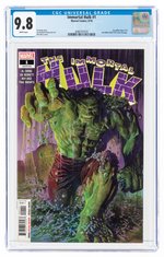 IMMORTAL HULK #1 AUGUST 2018 CGC 9.8 NM/MINT.