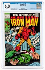 IRON MAN #17 SEPTEMBER 1969 CGC 6.0 FINE (FIRST MIDAS).