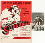 SUPERMAN 1948 PRESSBOOK W/MULTIPLE CLIPS.