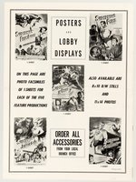 "5 SUPERMAN FEATURES" W/GEORGE REEVES PRESSBOOK.