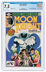 MOON KNIGHT #1 NOVEMBER 1980 CGC 7.5 VF-.