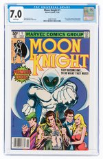 MOON KNIGHT #1 NOVEMBER 1980 CGC 7.0 FINE/VF.