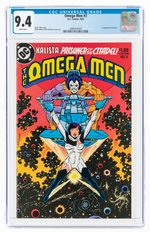 OMEGA MEN #3 JUNE 1983 CGC 9.4 NM (FIRST LOBO).