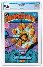 OMEGA MEN #5 AUGUST 1983 CGC 9.6 NM+.