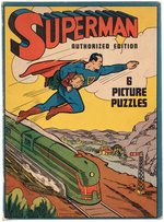 “SUPERMAN SIX PICTURE PUZZLES” RARE BOXED SET.