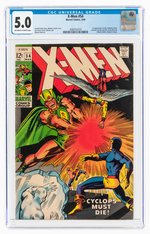 X-MEN #54 MARCH 1969 CGC 5.0 VG/FINE (FIRST ALEX SUMMERS).