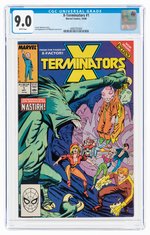 X-TERMINATORS #1 OCTOBER 1988 CGC 9.0 VF/NM.