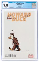 HOWARD THE DUCK VOL. 6 #1 JANUARY 2016 CGC 9.8 NM/MINT (AJA VARIANT COVER - FIRST GWEN POOL).