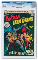 BRAVE AND THE BOLD #83 APRIL-MAY 1969 CGC 8.0 VF.