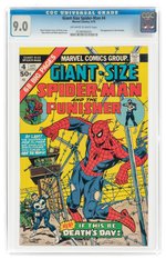 GIANT-SIZE SPIDER-MAN #4 APRIL 1975 CGC 9.0 VF/NM (FIRST MOSES MAGNUM).