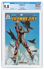 IRONHEART #1 JANUARY 2019 CGC 9.8 NM/MINT (RAMOS VARIANT COVER).