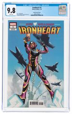 IRONHEART #1 JANUARY 2019 CGC 9.8 NM/MINT (RAMOS VARIANT COVER).