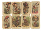 EARLY OLD MAID CARD DECK W/ANTI-15TH AMENDMENT PAIR OF CARDS.