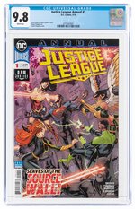 JUSTICE LEAGUE VOL. 4 ANNUAL #1 MARCH 2019 CGC 9.8 NM/MINT.