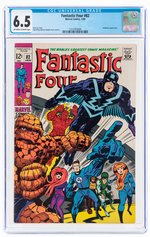 FANTASTIC FOUR #82 JANUARY 1969 CGC 6.5 FINE+.