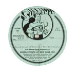 "SUPERMAN" RADIO TRANSCRIPTION DISK.