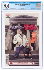 MOON GIRL AND DEVIL DINOSAUR #32 AUGUST 2018 CGC 9.8 NM/MINT.