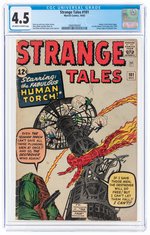 STRANGE TALES #101 OCTOBER 1962 CGC 4.5 VG+ (HUMAN TORCH STORIES BEGIN).