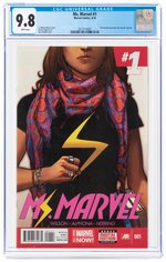 MS. MARVEL VOL. 3 #1 APRIL 2014 CGC 9.8 NM/MINT (KAMALA KHAN BECOMES MS. MARVEL).