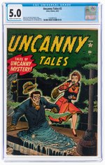 UNCANNY TALES #2 AUGUST 1952 CGC 5.0 VG/FINE.
