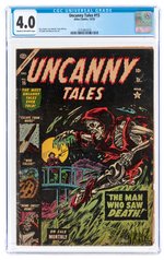 UNCANNY TALES #15 DECEMBER 1953 CGC 4.0 VG.