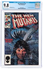 NEW MUTANTS #18 AUGUST 1984 CGC 9.8 NM/MINT (FIRST WARLOCK).