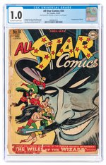 ALL STAR COMICS #34 APRIL-MAY 1947 CGC 1.0 FAIR. (FIRST WIZARD).