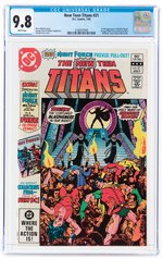 NEW TEEN TITANS #21 JULY 1982 CGC 9.8 NM/MINT (FIRST FULL BROTHER BLOOD).