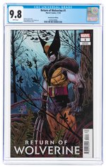 RETURN OF WOLVERINE #1 NOVEMBER 2018 CGC 9.8 NM/MINT (REMASTERED EDITION).