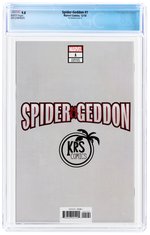 SPIDER-GEDDON #1 DECEMBER 2018 CGC 9.8 NM/MINT (TAN VARIANT COVER B).