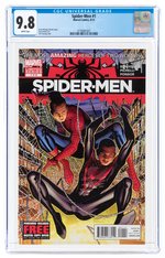 SPIDER-MEN #1 AUGUST 2012 CGC 9.8 NM/MINT.