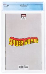 SPIDER-WOMAN VOL. 7 #1 MAY 2020 CGC 9.8 NM/MINT (LAU VIRGIN EDITION).