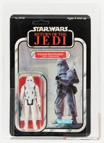 STAR WARS: RETURN OF THE JEDI - HOTH SNOWTROOPER 77 BACK-A AFA 70 EX+ (CLEAR BLISTER).