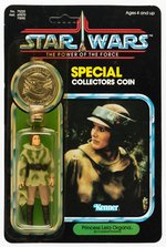 STAR WARS: THE POWER OF THE FORCE - PRINCESS LEIA ORGANA (IN COMBAT PONCHO) 92 BACK CARDED ACTION FIGURE.