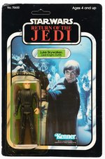 STAR WARS: RETURN OF THE JEDI - LUKE SKYWALKER (JEDI KNIGHT OUTFIT) 77 BACK CARDED ACTION FIGURE.