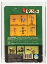 STAR WARS: EWOKS - WICKET W. WARRICK AFA 75+ EX+/NM (CLEAR BLISTER).