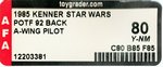 STAR WARS: THE POWER OF THE FORCE - A-WING PILOT 92 BACK AFA 80 Y-NM.