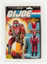 G.I. JOE: A REAL AMERICAN HERO - CRIMSON GUARD SERIES 4/36 CAS 85+ (LOOSE WITH CARDBACK).