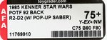 STAR WARS: THE POWER OF THE FORCE - ARTOO-DETOO (R2-D2) POP-UP LIGHTSABER 92 BACK AFA 75+ Y-EX+/NM.